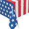 4th of July Patriotic Flag Print Plastic Tablecloth 54 x 108 Inches